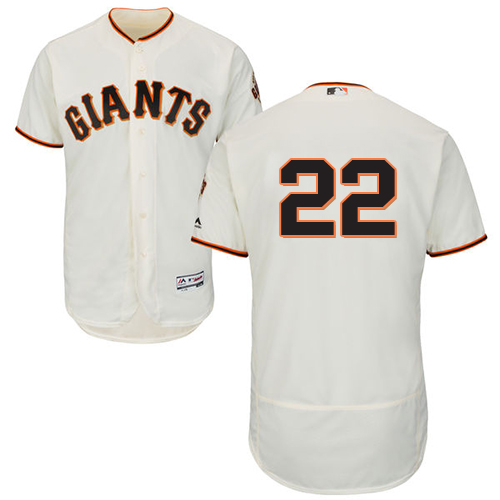 Giants #22 Andrew McCutchen Cream Flexbase Authentic Collection Stitched MLB Jersey - Click Image to Close